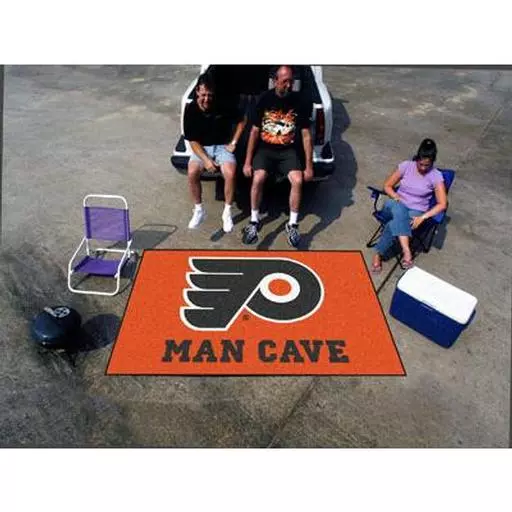 Philadelphia Flyers Man Cave UltiMat Rug 5''x8''