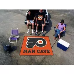 Click here to learn more about the Philadelphia Flyers Man Cave Tailgater Rug 5''x6''.
