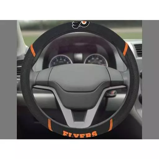 Philadelphia Flyers Steering Wheel Cover 15"x15"