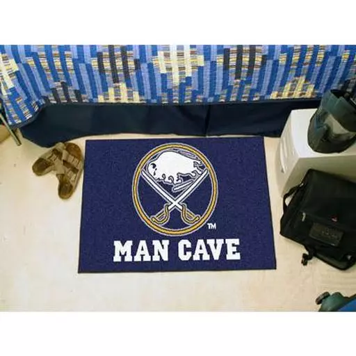 Buffalo Sabres Man Cave Starter Rug 19"x30"