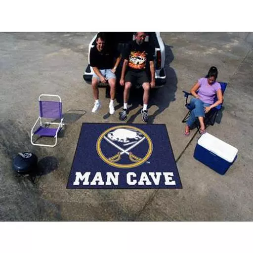 Buffalo Sabres Man Cave Tailgater Rug 5''x6''