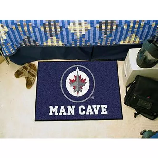 Winnipeg Jets Man Cave Starter Rug 19"x30"