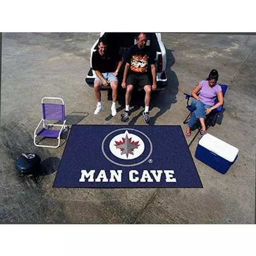 Winnipeg Jets Man Cave UltiMat Rug 5''x8''