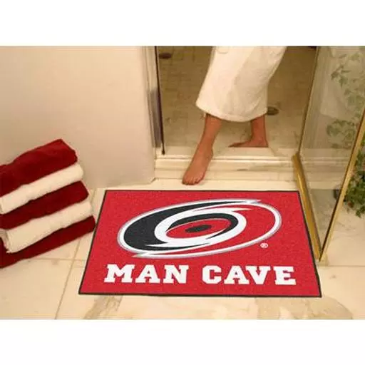 Carolina Hurricanes Man Cave All-Star Mat 33.75"x42.5"