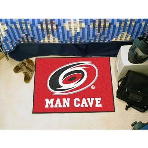 Carolina Hurricanes Man Cave Starter Rug 19"x30"