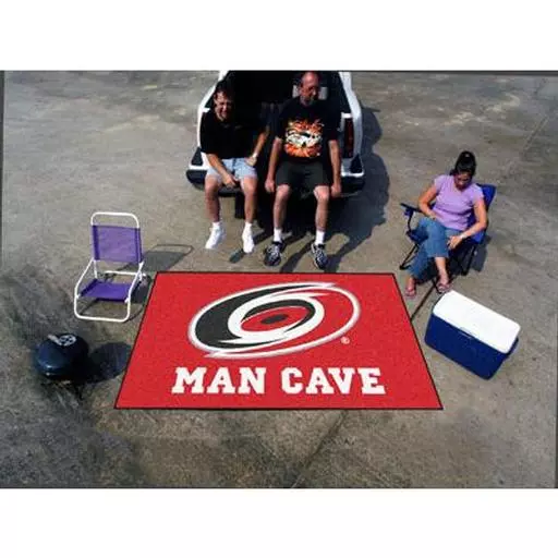 Carolina Hurricanes Man Cave UltiMat Rug 5''x8''