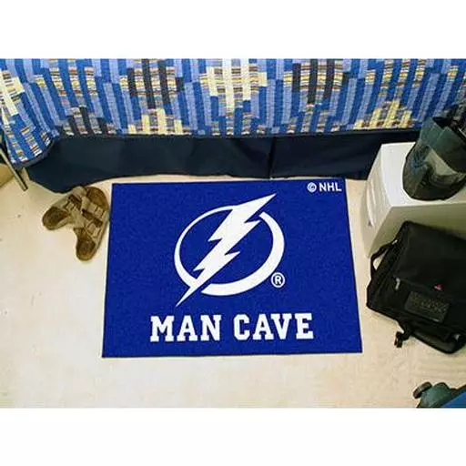 Tampa Bay Lightning Man Cave Starter Rug 19"x30"