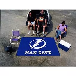 Click here to learn more about the Tampa Bay Lightning Man Cave Tailgater Rug 5''x6''.