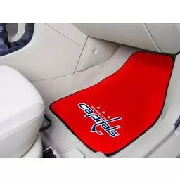 Click here to learn more about the Washington Capitals 2-pc Printed Carpet Car Mats 17"x27".