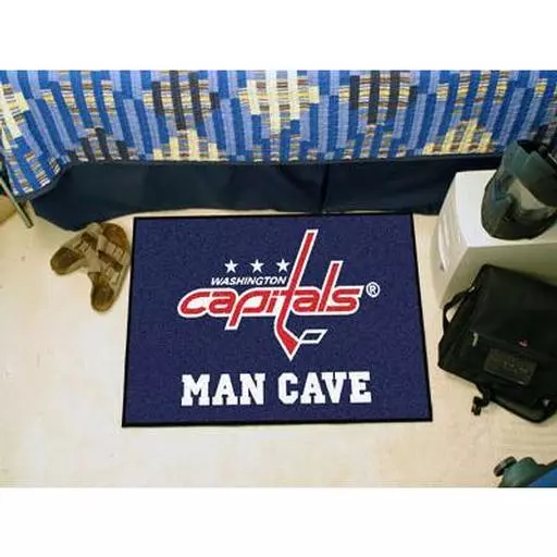 Washington Capitals Man Cave Starter Rug 19"x30"