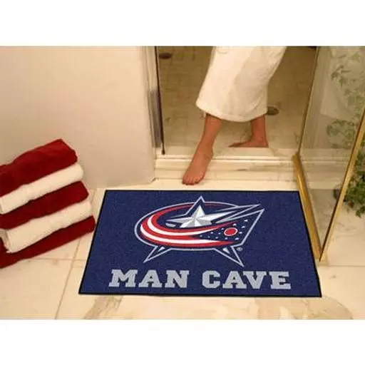 Columbus Blue Jackets Man Cave All-Star Mat 33.75"x42.5"