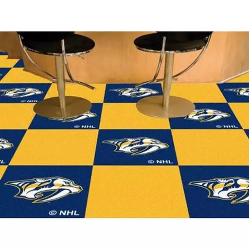 Nashville Predators Team Carpet Tiles