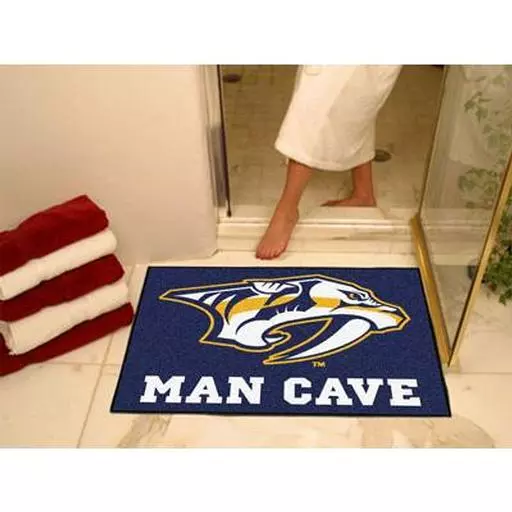 Nashville Predators Man Cave All-Star Mat 33.75"x42.5"