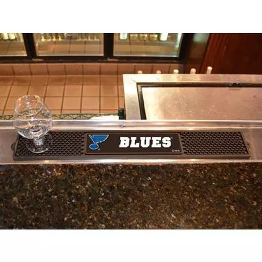 St. Louis Blues Drink Mat 3.25"x24"