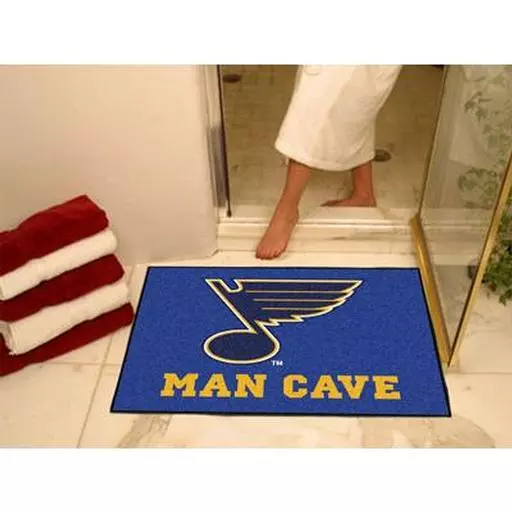 St. Louis Blues Man Cave All-Star Mat 33.75"x42.5"