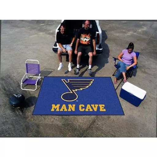 St. Louis Blues Man Cave UltiMat Rug 5''x8''