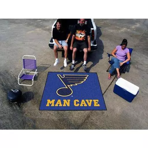 St. Louis Blues Man Cave Tailgater Rug 5''x6''