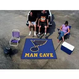 Click here to learn more about the St. Louis Blues Man Cave Tailgater Rug 5''x6''.