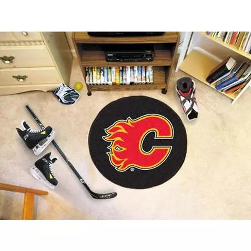 Calgary Flames Puck Mat