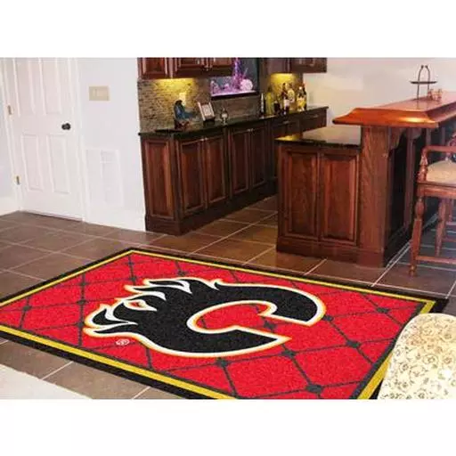 Calgary Flames Rug 5''x8''