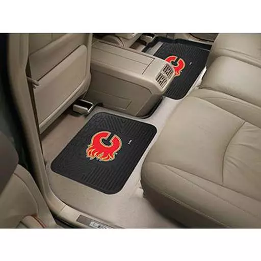 Calgary Flames Backseat Utility Mats 2 Pack 14"x17"