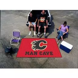 Click here to learn more about the Calgary Flames Man Cave UltiMat Rug 5''x8''.