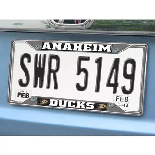 Anaheim Ducks License Plate Frame 6.25"x12.25"