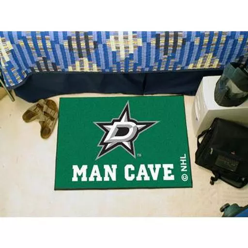 Dallas Stars Man Cave Starter Rug 19"x30"