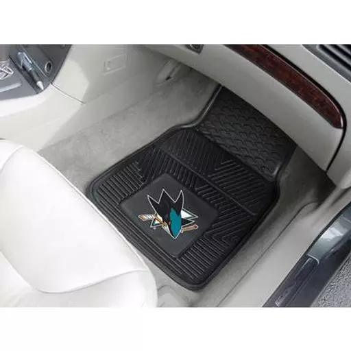 San Jose Sharks 2-pc Vinyl Car Mat Set