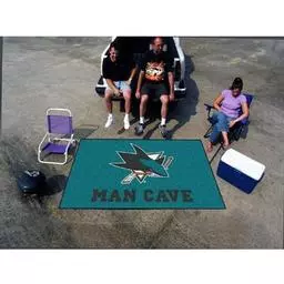 Click here to learn more about the San Jose Sharks Man Cave UltiMat Rug 5''x8''.