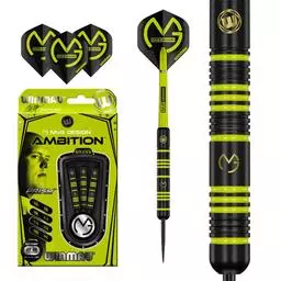 Click here to learn more about the Winmau MvG Design Michael Van Gerwen Ambition Steel Tip Darts.