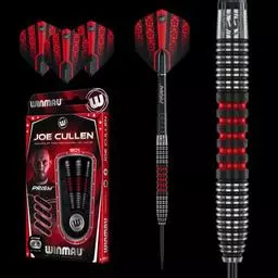 Click here to learn more about the Winmau Joe Cullen 90% Tungsten alloy Steel Tip Darts.