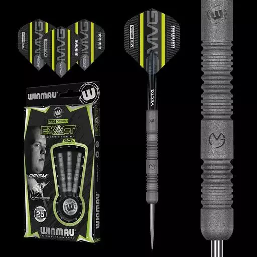 Winmau MVG Michael Van Gerwen Exact 90% Tungsten Steel Tip Darts