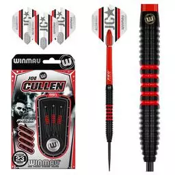 Click here to learn more about the Winmau Joe Cullen 85% Tungsten Alloy Steel Tip Darts.