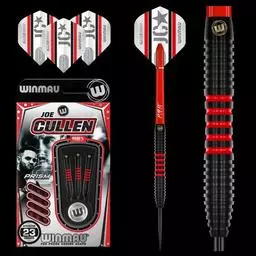 Click here to learn more about the Winmau Joe Cullen 85% Tungsten Alloy Steel Tip Darts.