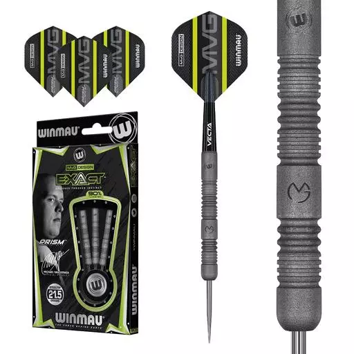 Winmau MVG Michael Van Gerwen Exact 90% Tungsten Steel Tip Darts