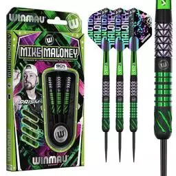 Click here to learn more about the Winmau Mike Maloney Steel Tip Darts.