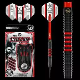 Click here to learn more about the Winmau Joe Cullen 20 gram 85% Tungsten Alloy Soft Tip Darts.