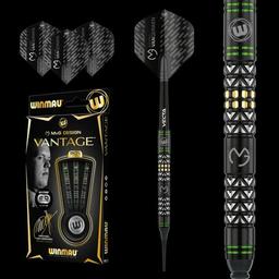 Click here to learn more about the Winmau MvG Design Vantage 90% Tungsten Soft Tip Darts 20 Gram.