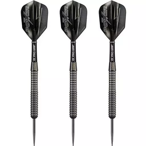 Phil Taylor Power 8Zero Black 80% Tungsten Steel Tip Darts