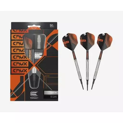 Target Darts Crux 10 90% Soft Tip Darts 2023
