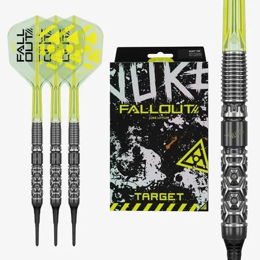 Target Darts Luke Littler Nuke Fallout 90% 19 Gram Soft Tip Dart