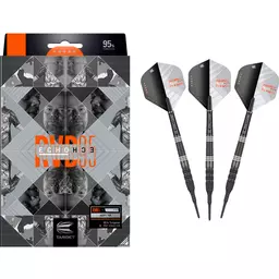 Click here to learn more about the Target Darts RVB 95 X Echo Soft Tip Darts 2022.