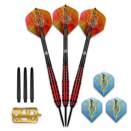 Shot! Darts SHOT MYSTIC STEEL TIP DARTS SET - PREMIUM BRASS