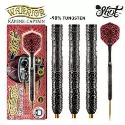 Click here to learn more about the Shot! Darts Warrior Kapene 90% Tungsten Steel Tip Darts 24 Grams.