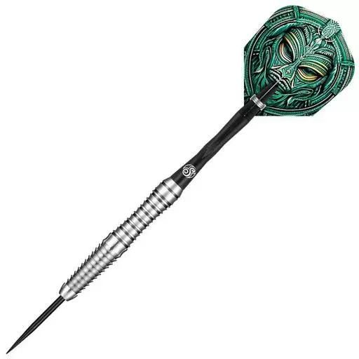 Shot! Darts Tribal Weapon Toki Steel Tip Dart Set 90% Tungsten Barrels