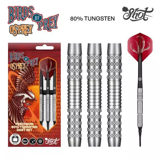 Shot! Darts BIRDS OF PREY OSPREY SOFT TIP DART SET