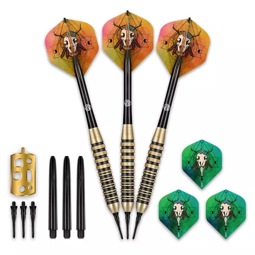 Shot! Darts TALISMAN SOFT TIP DARTS SET - HIGH PERFORMANCE STEEL