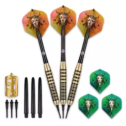 Click here to learn more about the Shot! Darts TALISMAN SOFT TIP DARTS SET - HIGH PERFORMANCE STEEL.