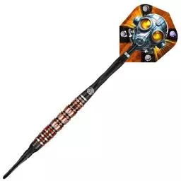 Click here to learn more about the Shot! Darts Badlands Rustin Soft Tip Dart Set-90% Tungsten Barrels 20 Grams.